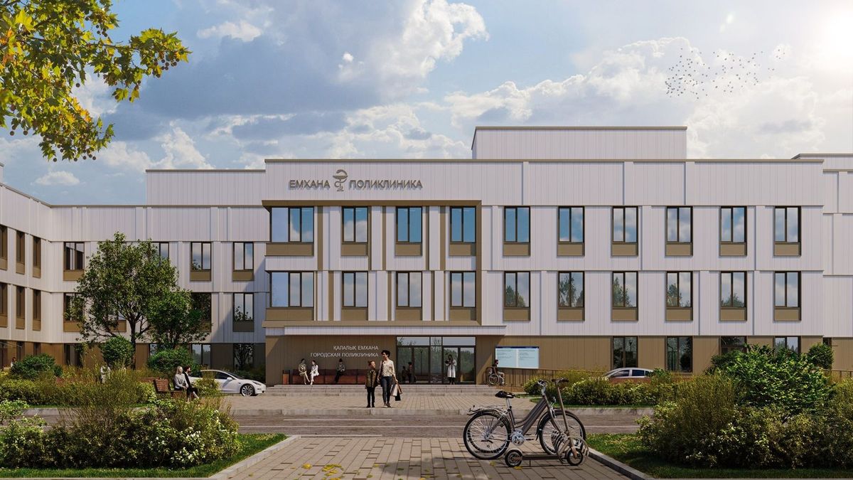Строительство новой поликлиники в Жесказгане