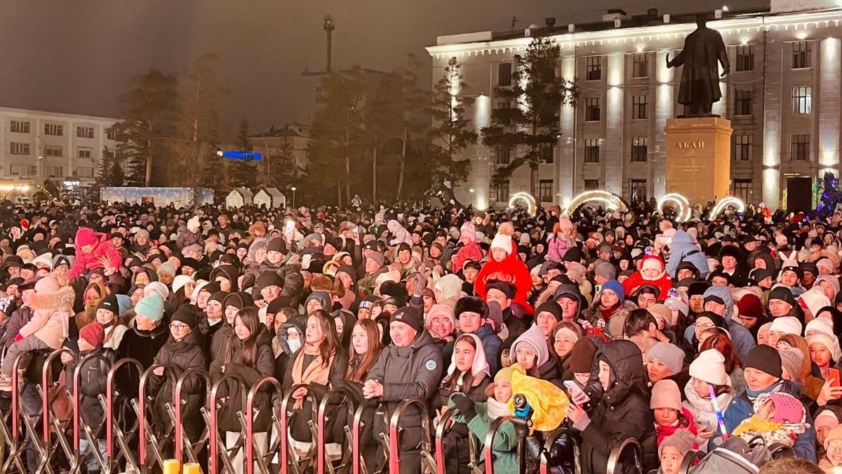 Павлодарцы вместе встречают 2026 год на площади