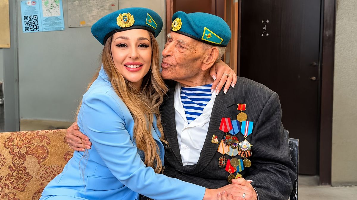 Встреча Ангелины Лукас с ветераном