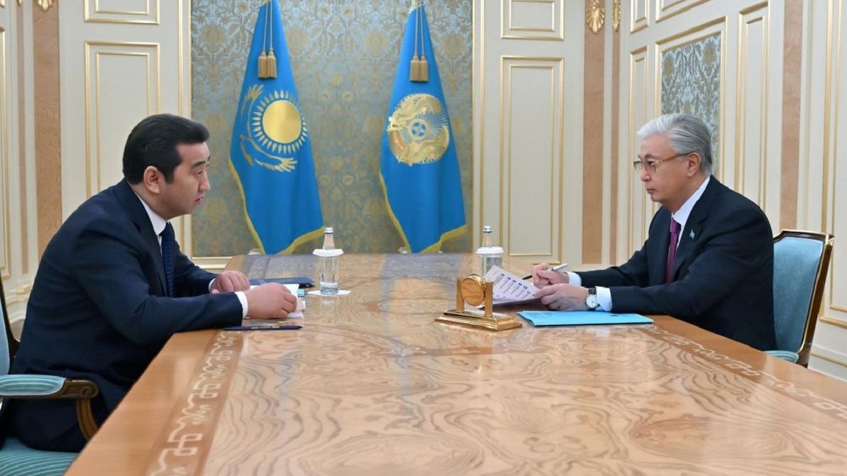 Касым-Жомарт Токаев и Айдарбек Сапаров