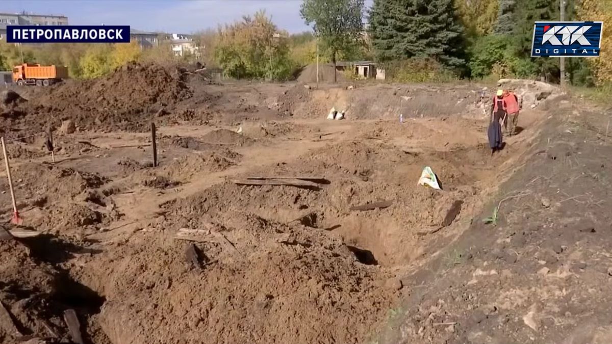 Раскопки на месте стройки