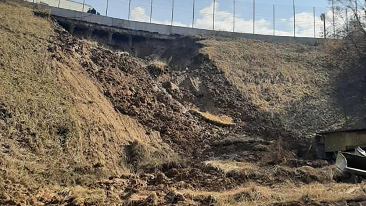 Оплывина сошла в Медеуском районе Алматы