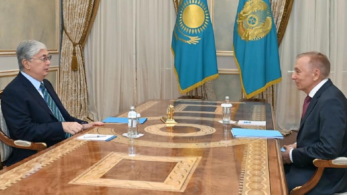 Касым-Жомарт Токаев и Игорь Рогов Касым-Жомарт Токаев и Игорь Рогов
