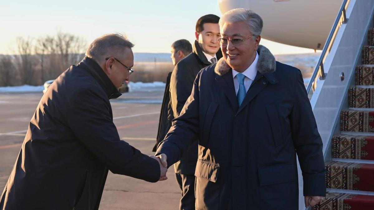 Қасым-Жомарт Тоқаев Жетісу облысына барды Қасым-Жомарт Тоқаев Жетісу облысына барды