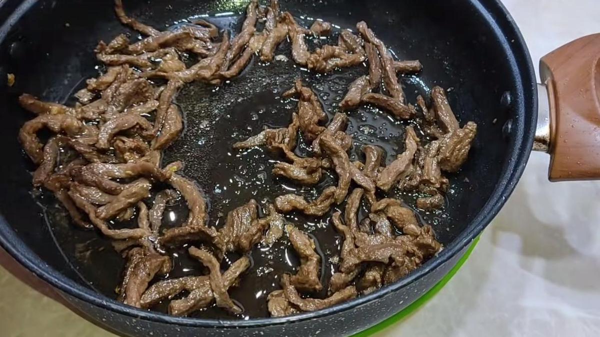 Обжарка мяса