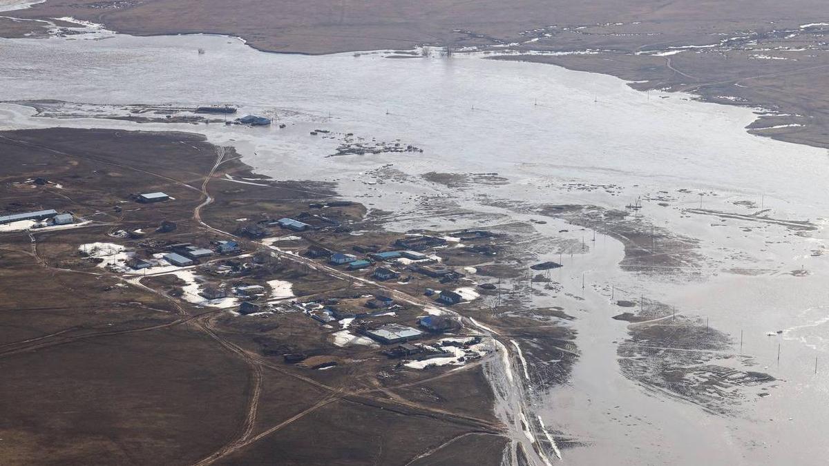 Паводок в Актюбинской области