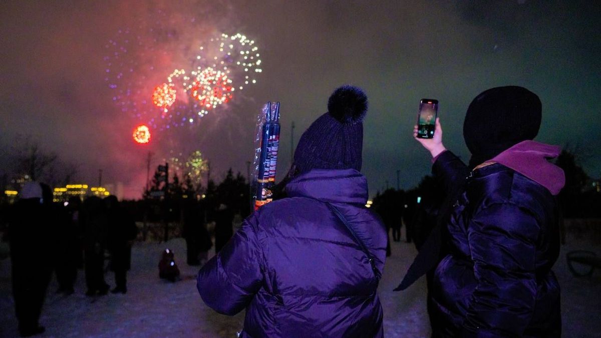 Новогодний фейерверк