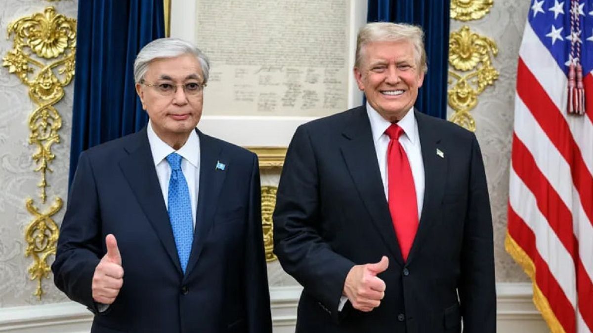 Касым-Жомарт Токаев и Дональд Трамп.