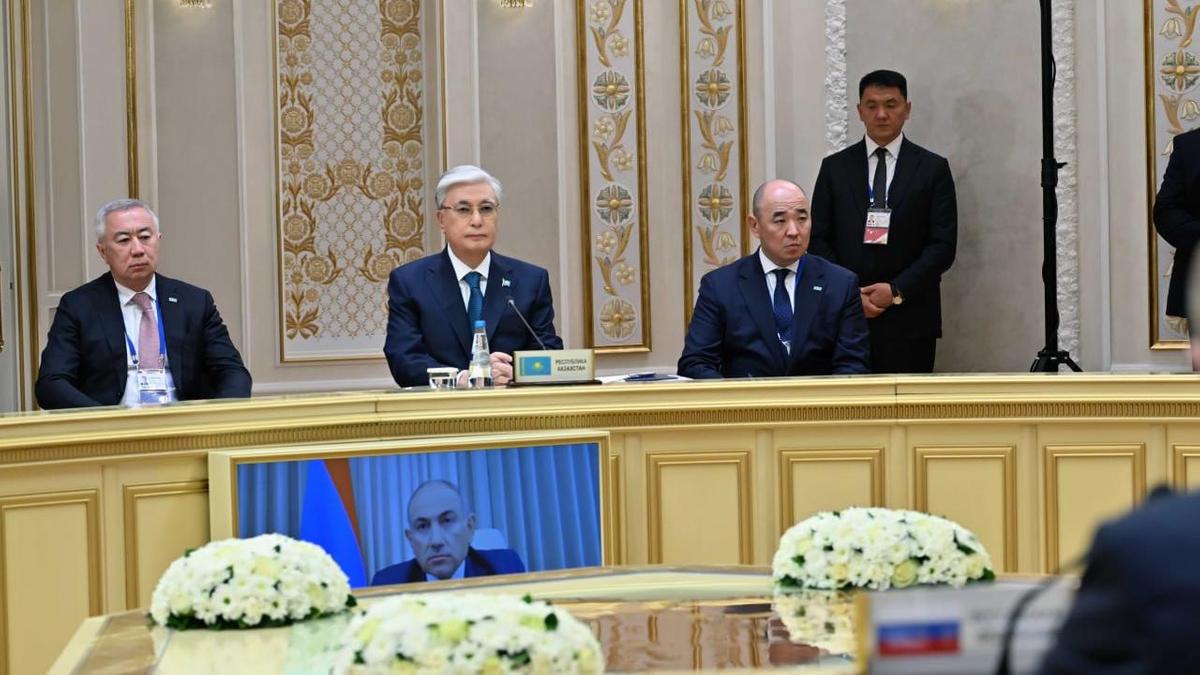 Касым-Жомарт Токаев принял участие в заседании ВЕЭС Касым-Жомарт Токаев принял участие в заседании ВЕЭС