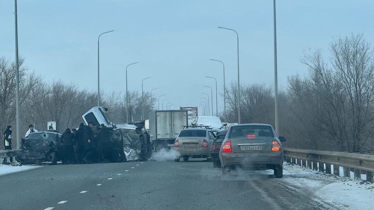 ДТП на трассе Самара-Шымкент