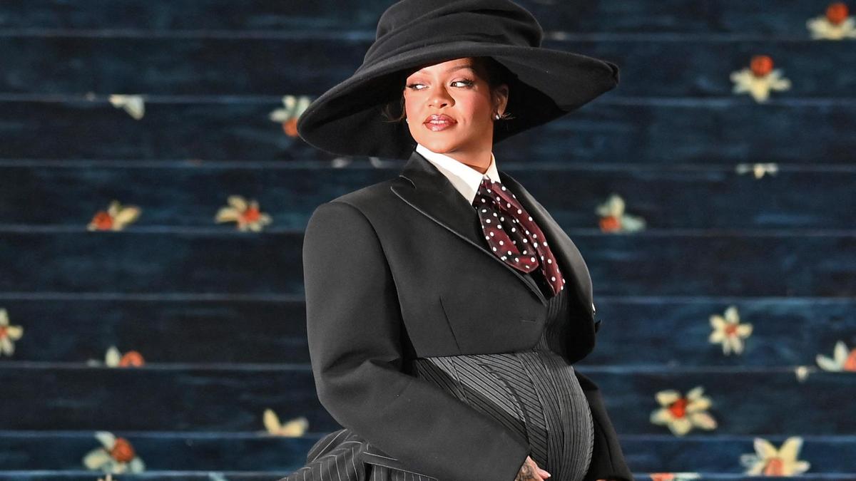 Беременная Рианна во время Met Gala-2025 Беременная Рианна во время Met Gala-2025