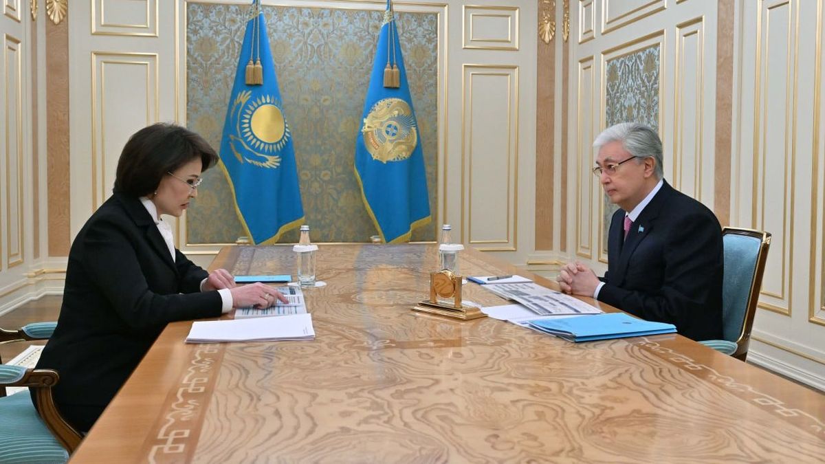 Касым-Жомарт Токаев и Акмарал Альназарова