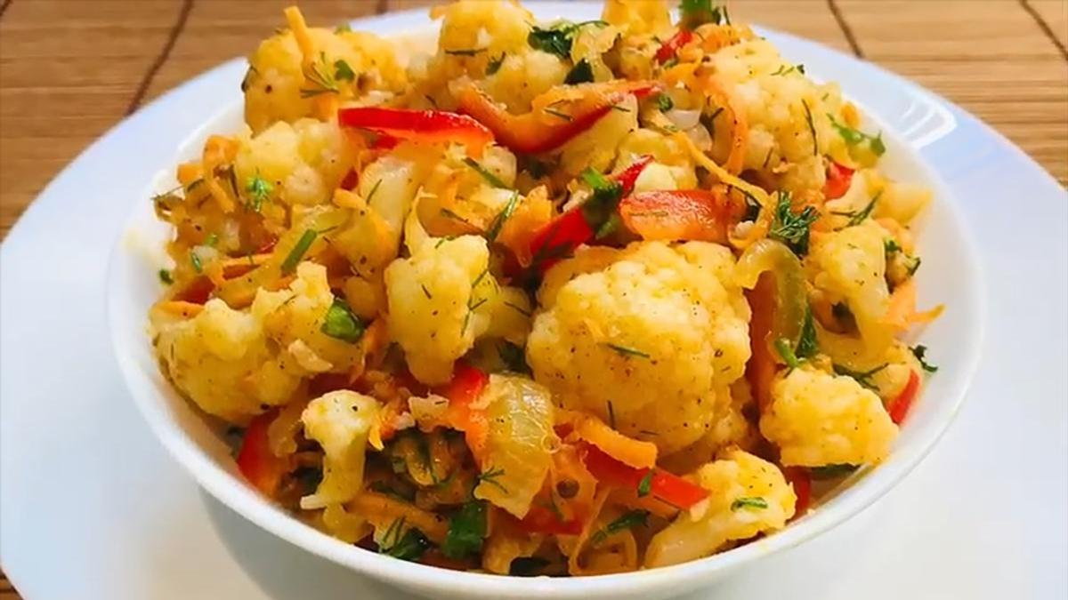 цветная капуста с овощами