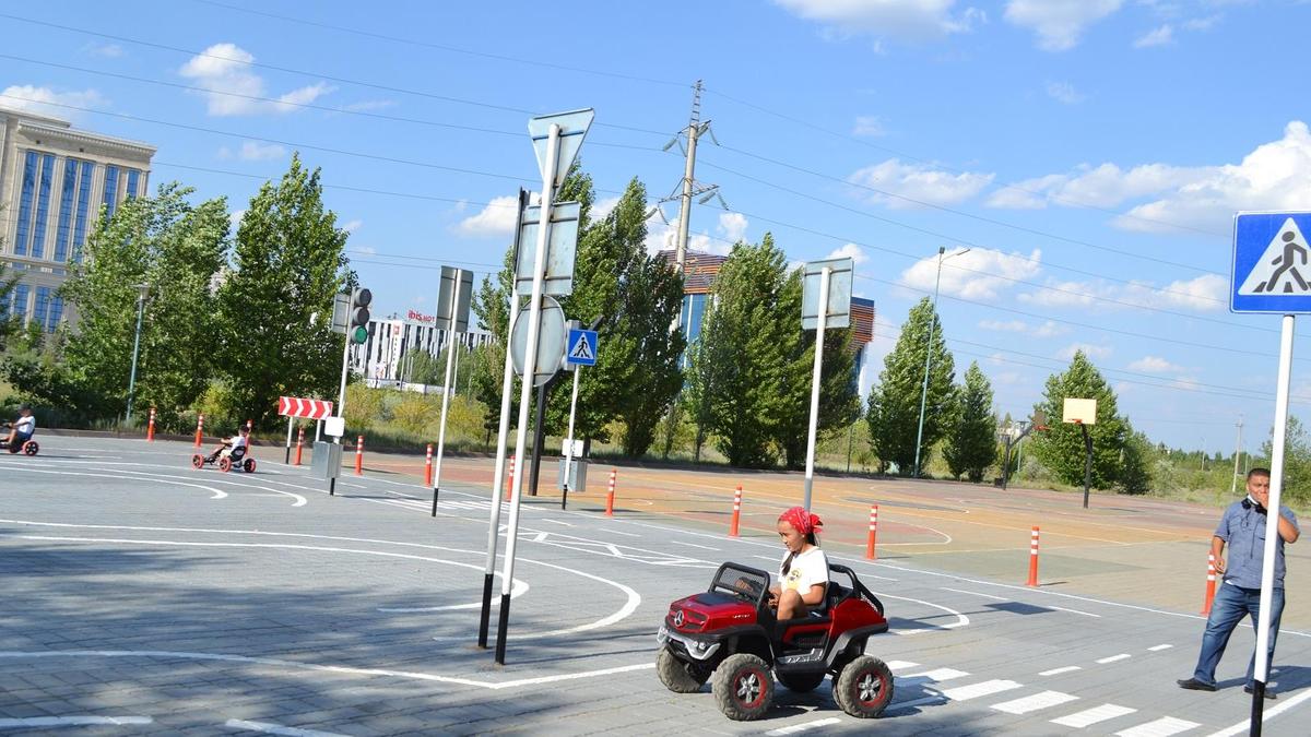 В Актобе построили автогородок для детей