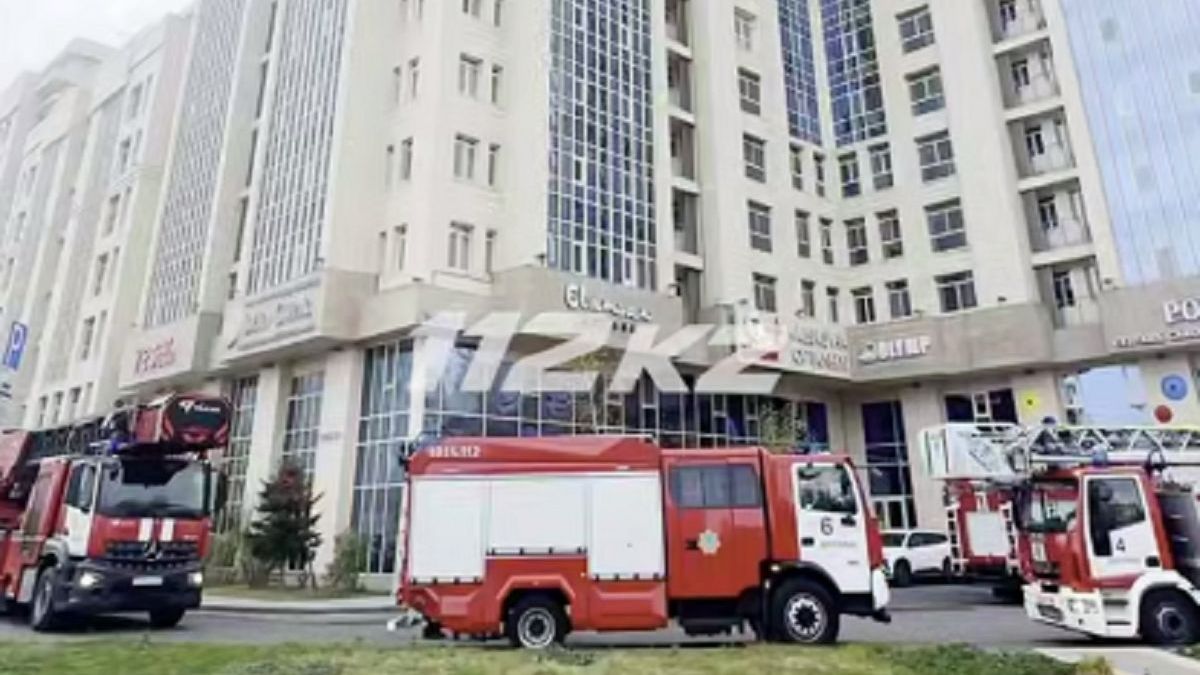 Пожар в ЖК в Астане