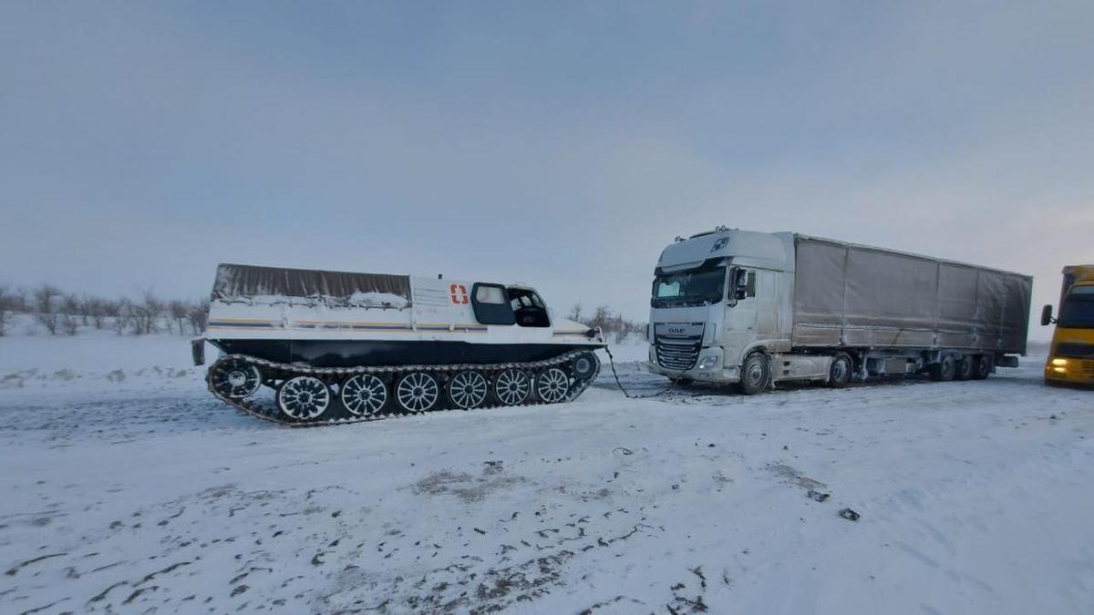 Застряли на трассе в ЗКО