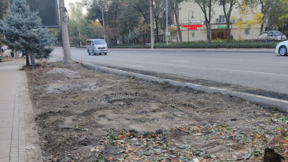 Место бывшей парковки