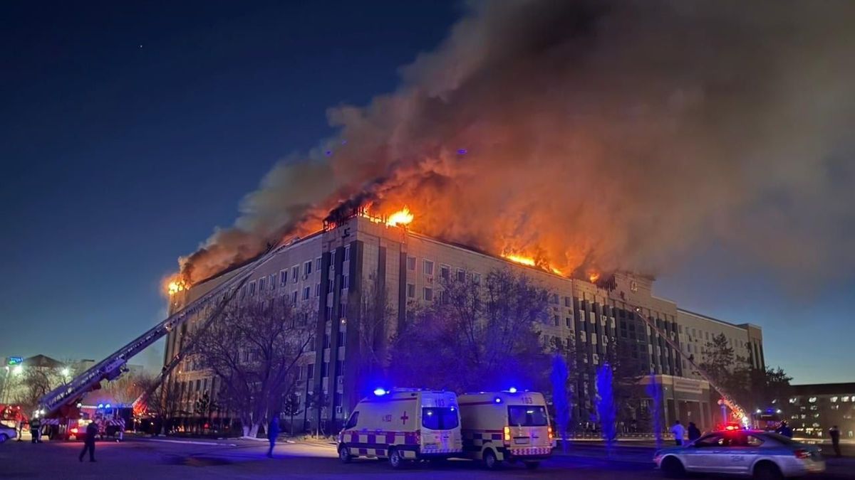 Пожар в акимате