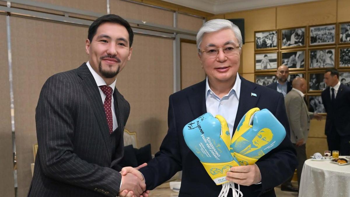 Жәнібек Әлімханұлы мен Қасым-Жомарт Тоқаев Жәнібек Әлімханұлы мен Қасым-Жомарт Тоқаев