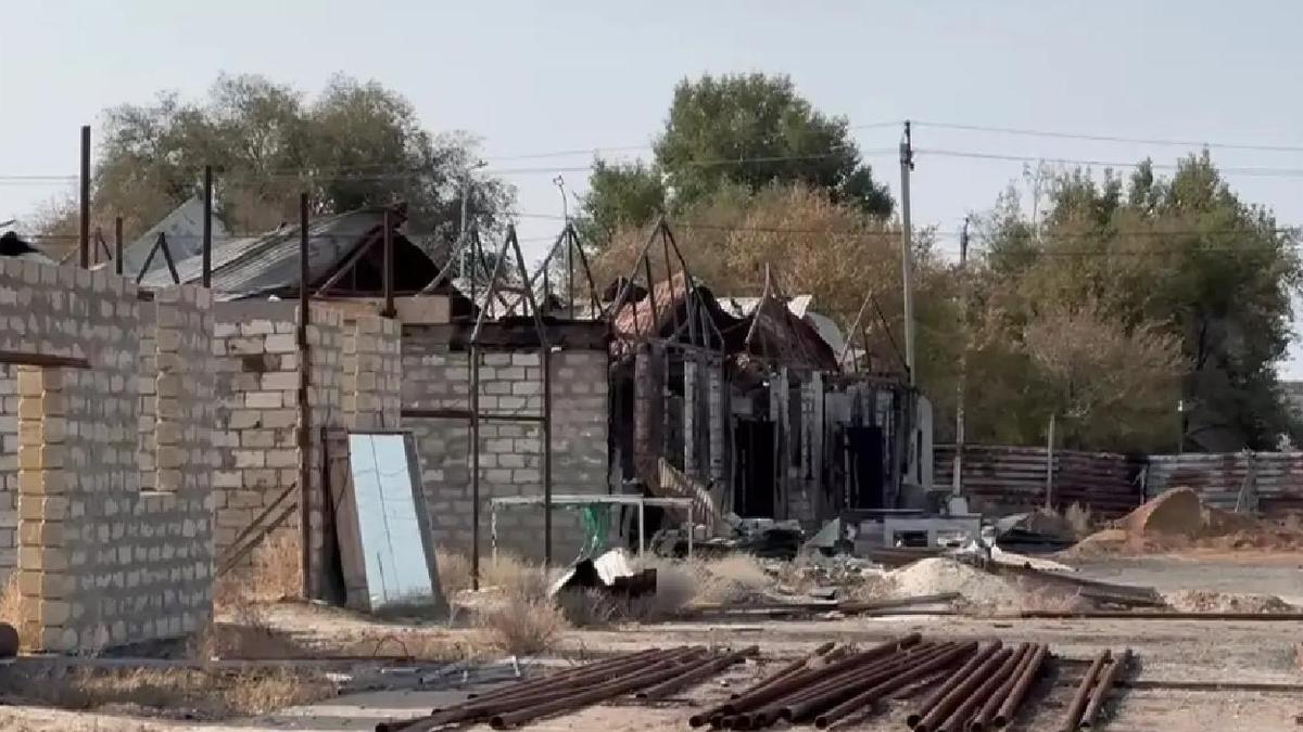 Құлсарыдағы жарылыс салдары Құлсарыдағы жарылыс салдары