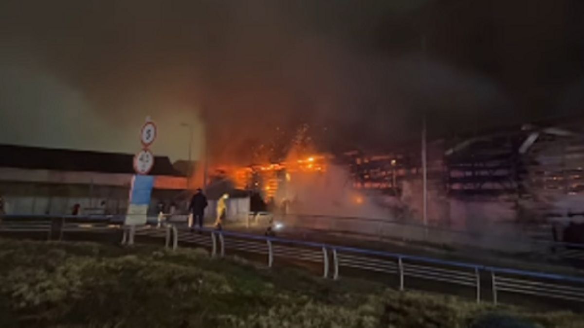 Пожар в ресторане