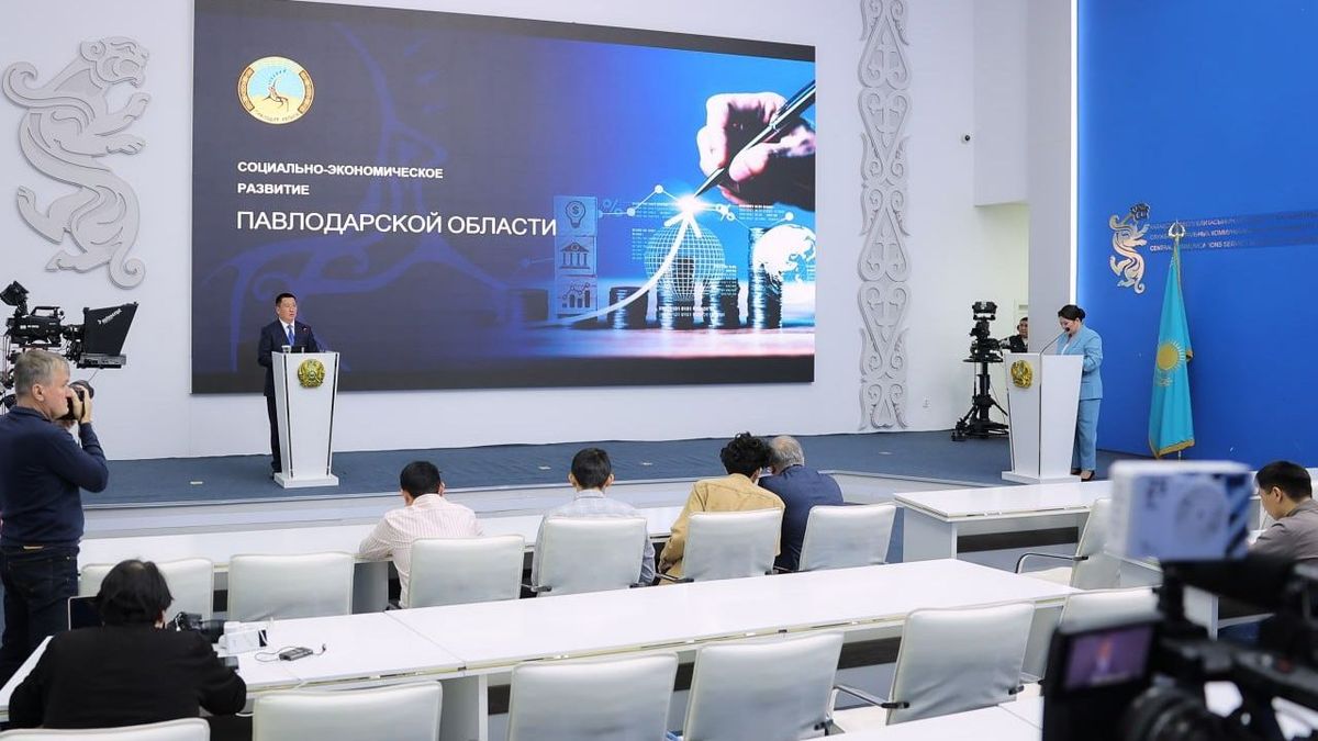 Брифинг в Павлодарской области