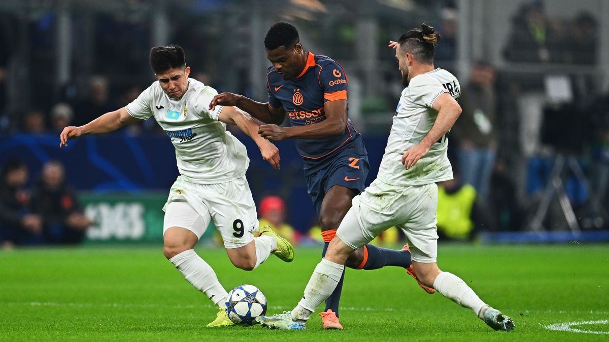 Матч "Интера" и "Кайрата" в ЛЧ