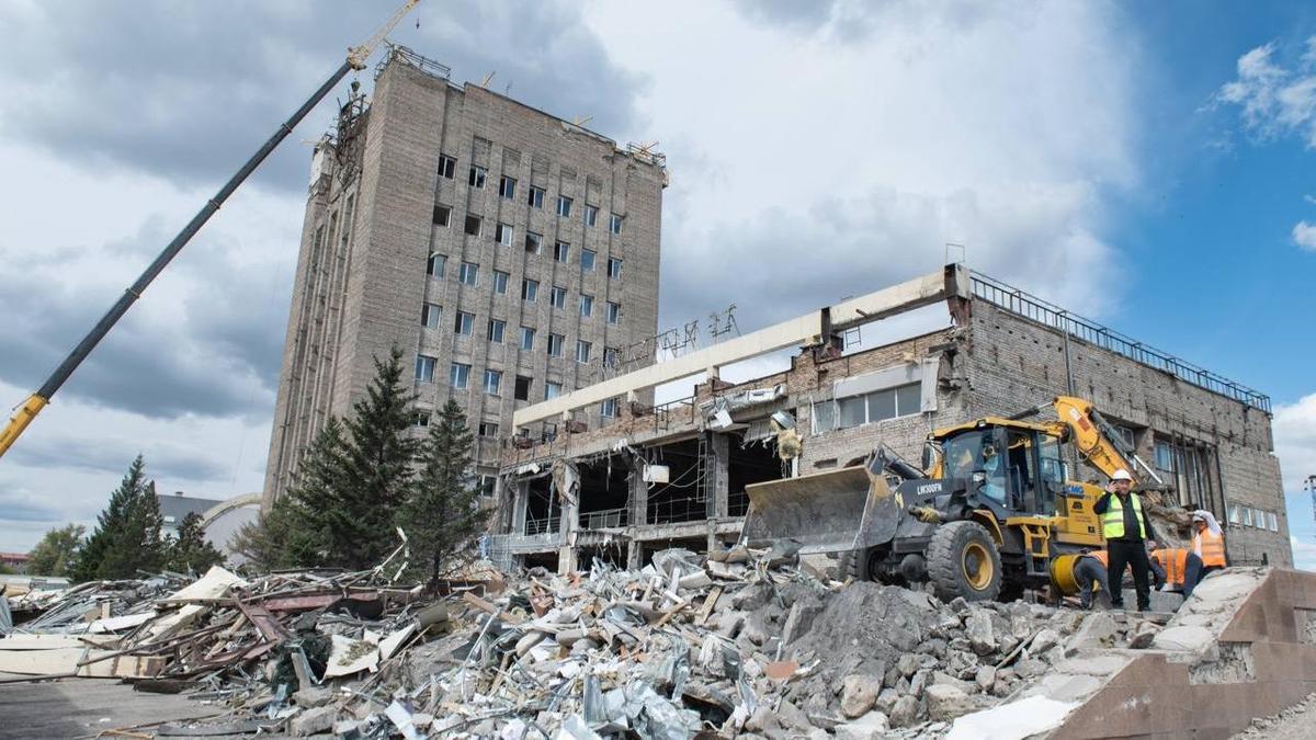 Ремонт старого вокзала в Астане