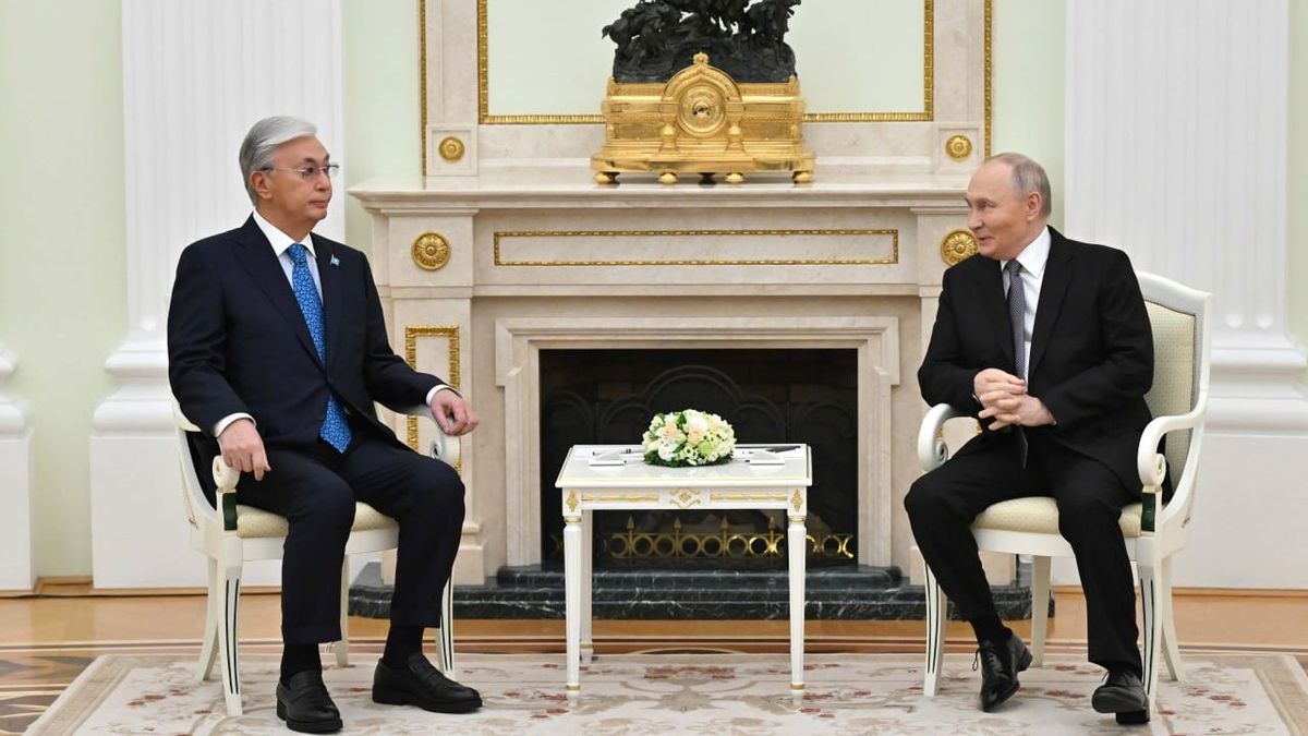Касым-Жомарт Токаев и Владимир Путин