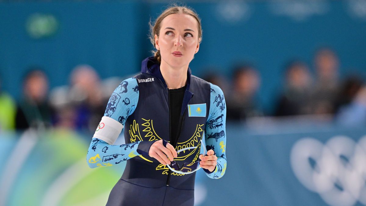 Казахстанская конькобежка Елизавета Голубева