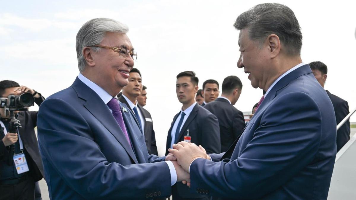 Касым-Жомарт Токаев и Си Цзиньпин
