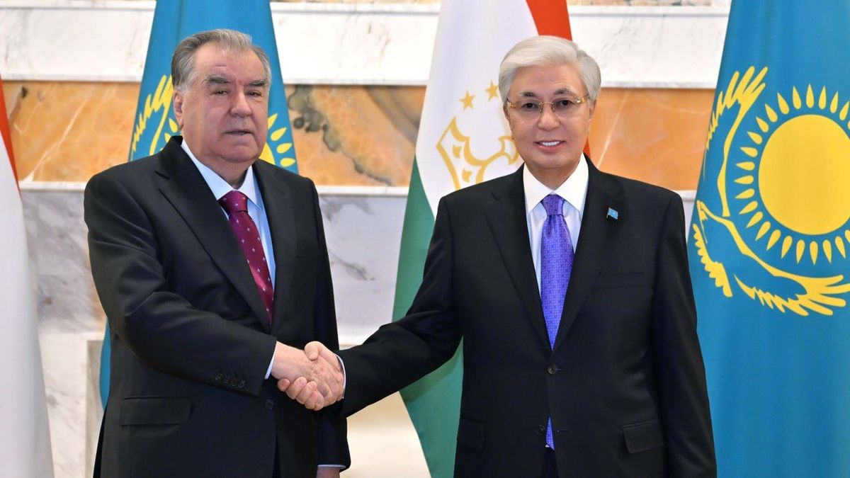 Касым-Жомарт Токаев и Эмомали Рахмон