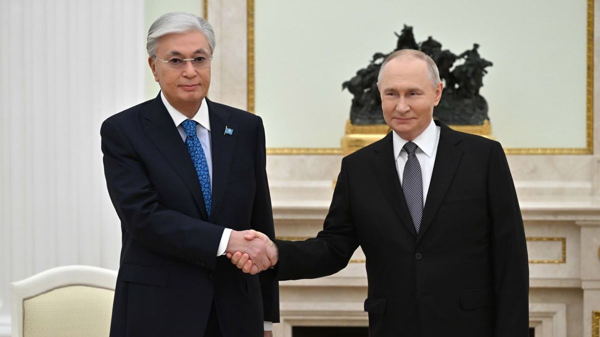 Касым-Жомарт Токаев и Владимир Путин