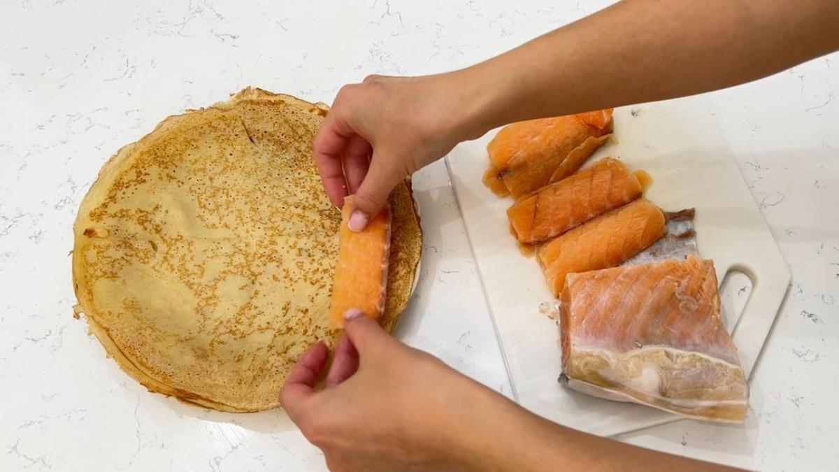 Семга и блины