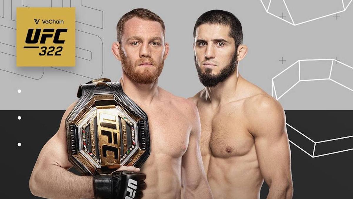 Бойцы ММА Джек Делла Маддалена и Ислам Махачев (слева направо)