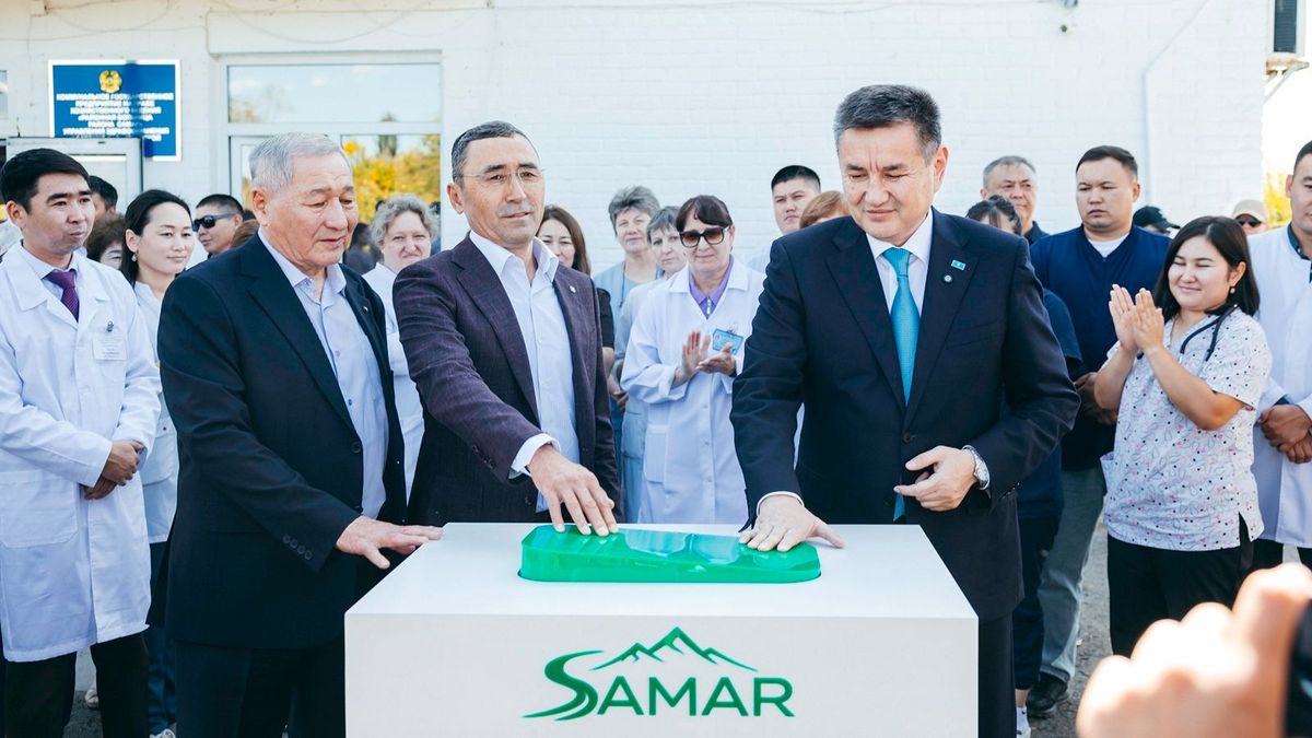 Нурымбет Сактаганов и Айдын Рахимбаев открыли интернат и спорткомплекс в селе Құлынжон