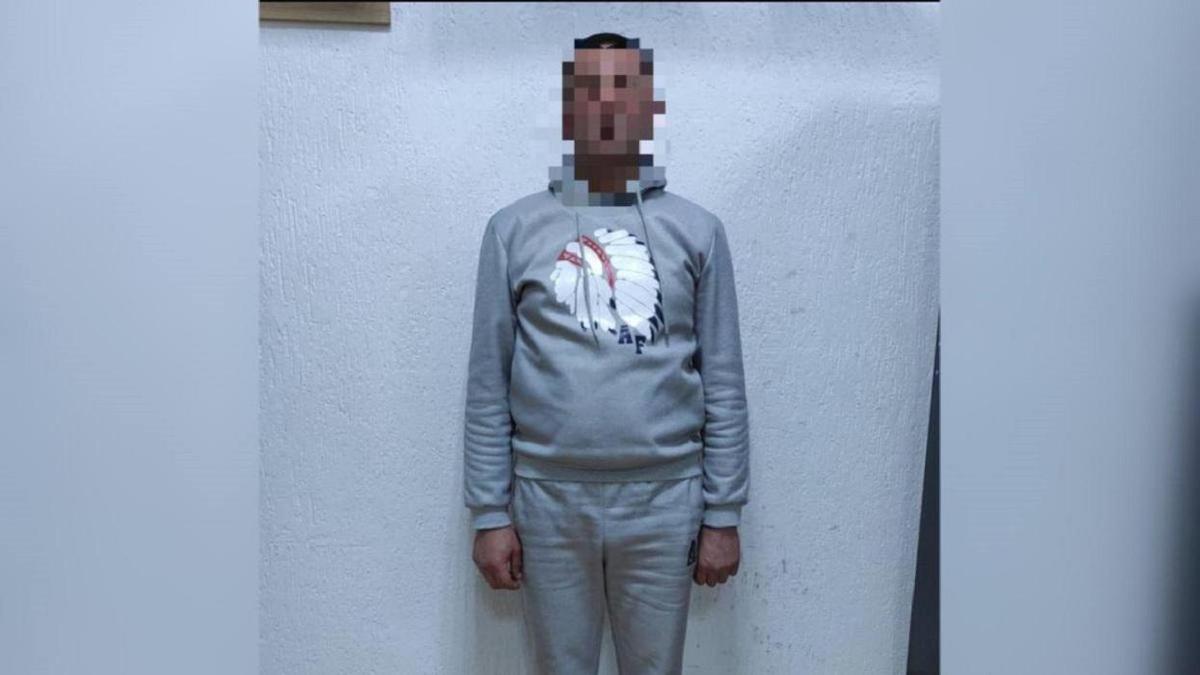 Задержанный мужчина