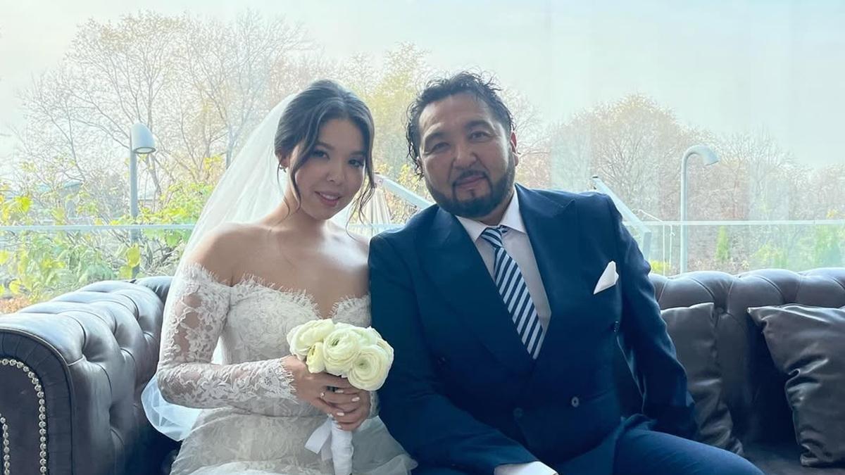 Ерлан Кокеев с дочерью