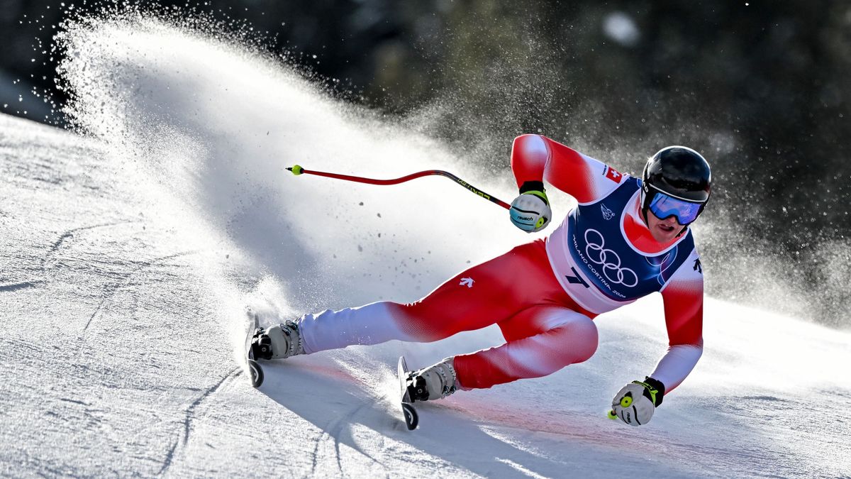 Швейцарский горнолыжник Франьо фон Алльмен