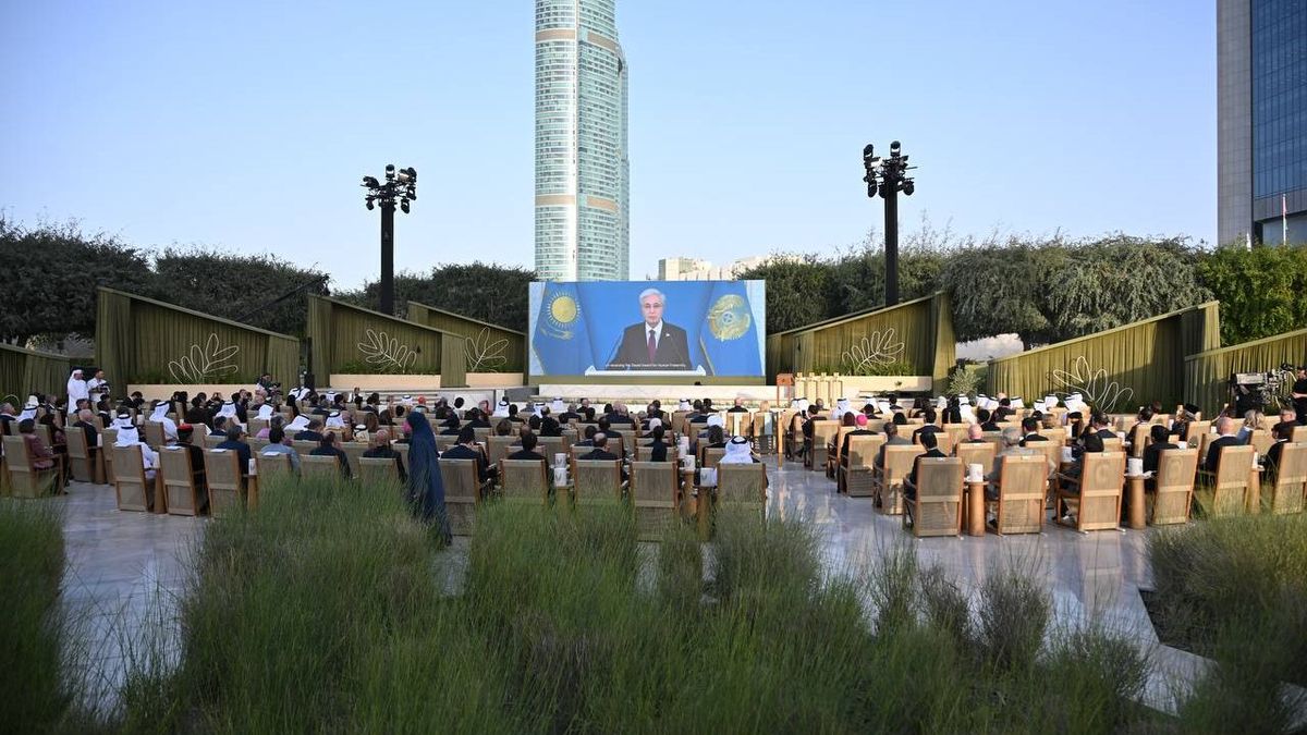 Видеообращение президента РК