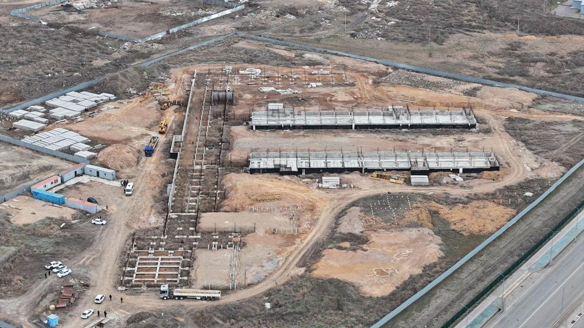 Стройка в Кокшетау