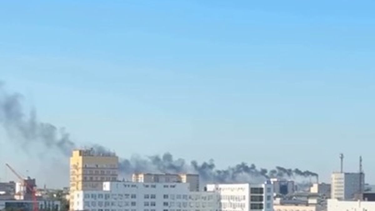 Черный дым над Павлодаром напугал жителей города