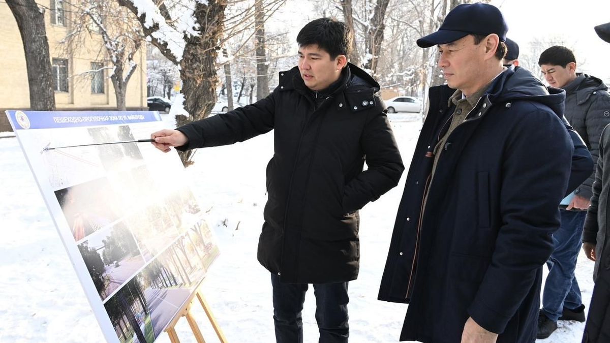 Дархан Сатыбалды на рабочем объезде Турксибского района