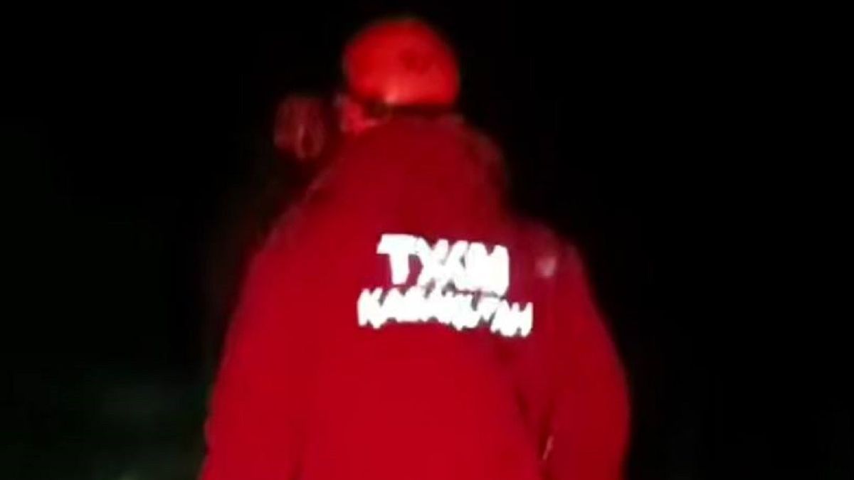 Спасатели во время поисков