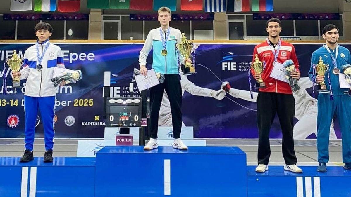 Казахстанский фехтовальщик Кирилл Проходов