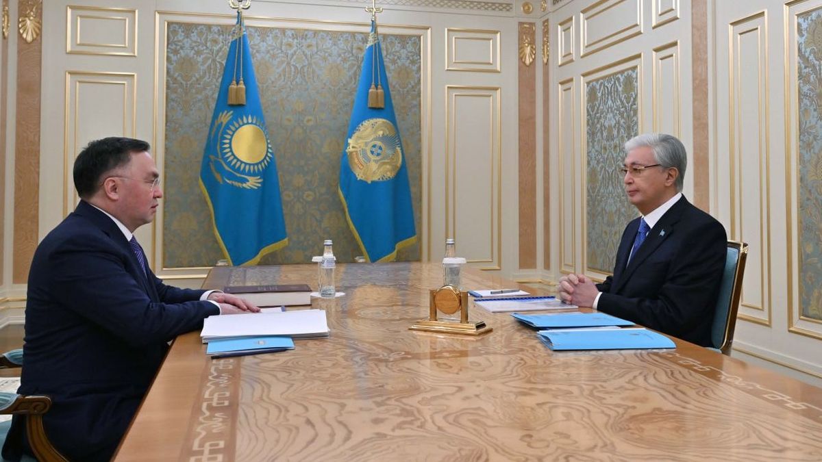 Касым-Жомарт Токаев и Асламбек Мергалиев