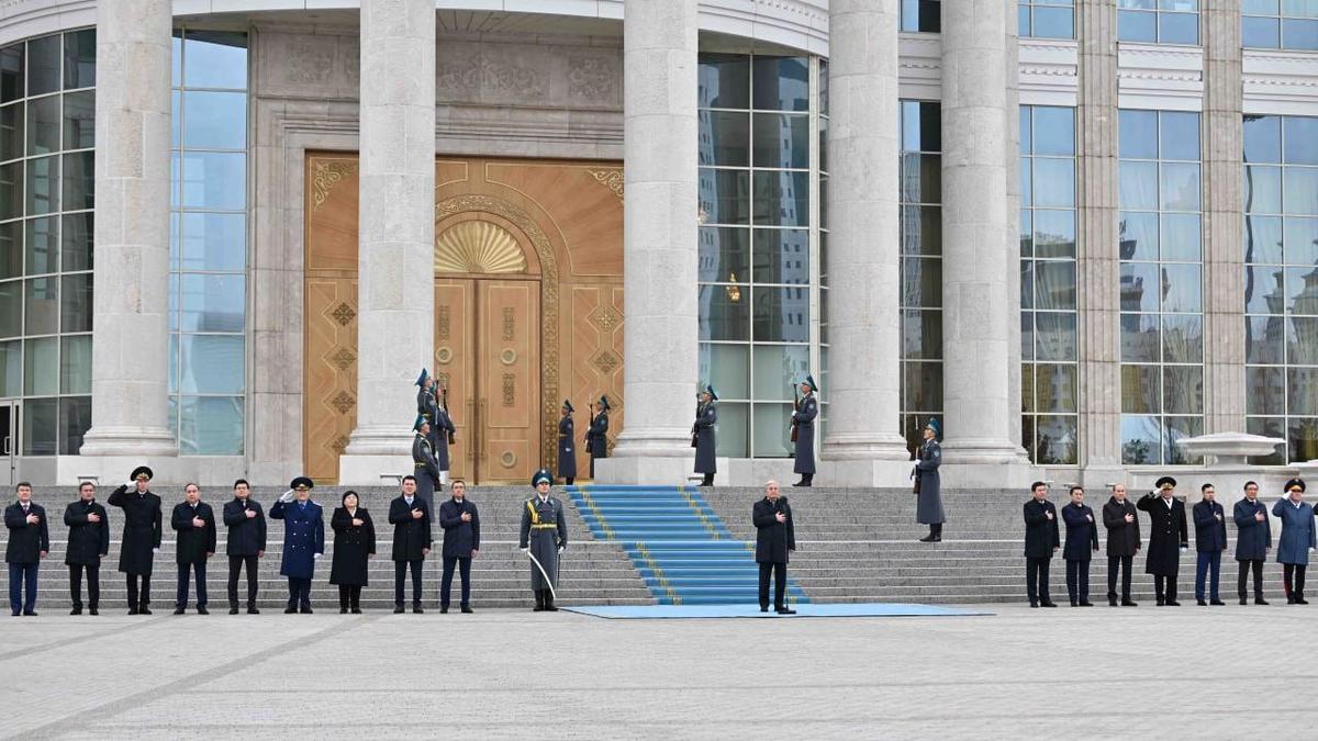 Мемлекеттік ту көтеру рәсімі Мемлекеттік ту көтеру рәсімі