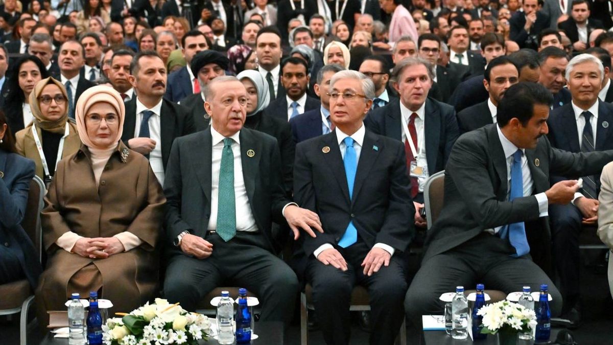 Реджеп Тайип Эрдоган и Касым-Жомарт Токаев