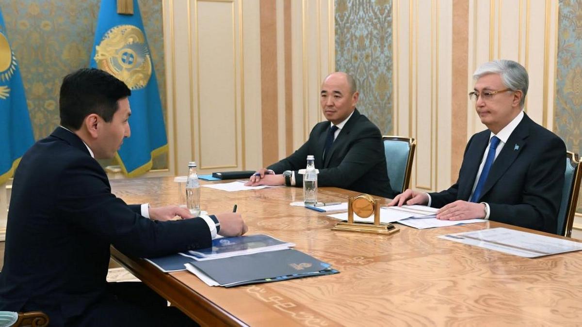 Нұрлан Жақыпов президентпен кездесуде Нұрлан Жақыпов президентпен кездесуде