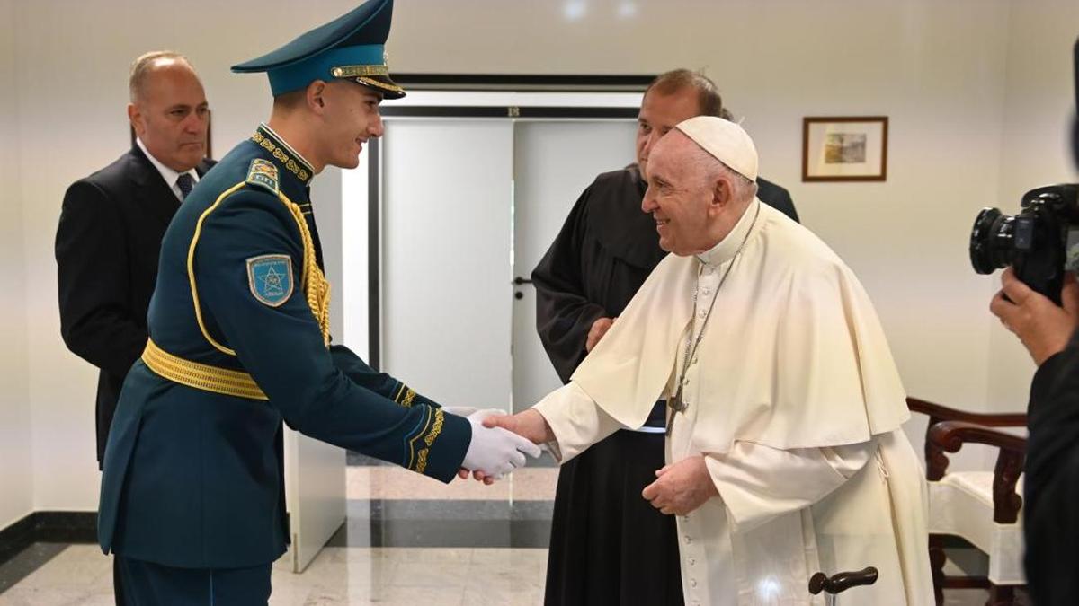 Николай Вайнбергер и Папа Римский Франциск